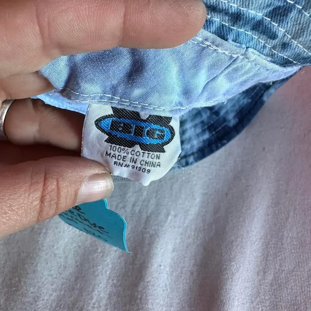 Brand New Tie Dye Blue Bucket Hat - Picture 7 of 8
